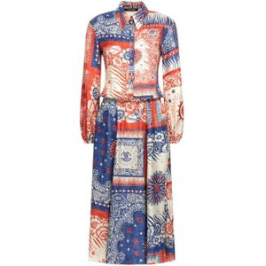 Roberto Cavalli, Dames, Jurken, Veelkleurig, Maat: 2XS