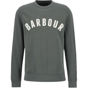 Barbour, Heren, Sweatshirts & Hoodies, Groen, Maat: XL Katoen,