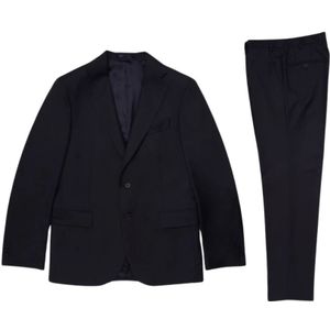 Brooks Brothers, Heren, Pakken, Blauw, Maat: XL Wol,