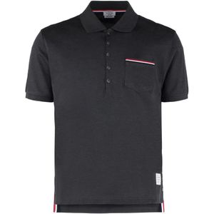 Thom Browne, Heren, Tops, Grijs, Maat: L Katoen,