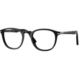Persol - Sporty-Casual Bril - Zwart - Acetaat
