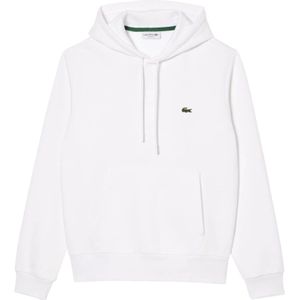 Lacoste, Heren, Sweatshirts & Hoodies, Wit, Maat: 2XL Katoen,