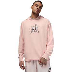 Nike, Heren, Sweatshirts & Hoodies, Roze, Maat: 2XL