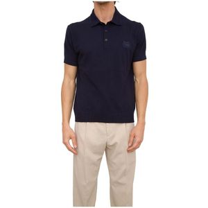 Etro, Heren, Tops, Blauw, Maat: 2XL Katoen,