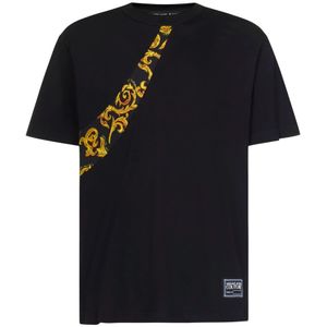 Versace Jeans Couture, Heren, Tops, Zwart, Maat: S