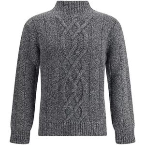 Brooksfield, Heren, Truien, Grijs, Maat: M Wol,