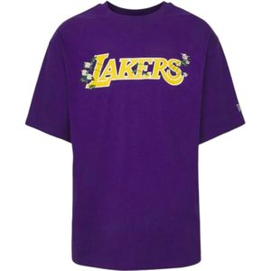 New Era, Heren, Tops, Paars, Maat: S Katoen,