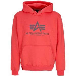 Alpha Industries, Heren, Sweatshirts & Hoodies, Rood, Maat: XL Katoen,
