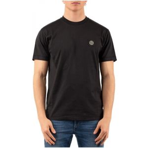 Stone Island - T-shirt - Blauw - Katoen Jersey
