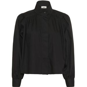 Karen by Simonsen, Dames, Blouses & Shirts, Zwart, Maat: XL