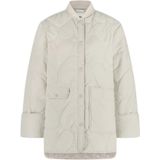 Fabienne Chapot - Xander - Winterjas - Cream White - Gevoerde Hartjesprint