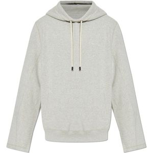 Lanvin, Heren, Sweatshirts & Hoodies, Grijs, Maat: L Katoen,
