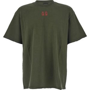 44 Label Group, Heren, Tops, Groen, Maat: XL Katoen,