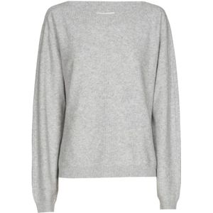 Marie Méro, Dames, Truien, Grijs, Maat: S Wol,