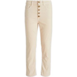 Dondup, Dames, Broeken, Beige, Maat: W26 Katoen,
