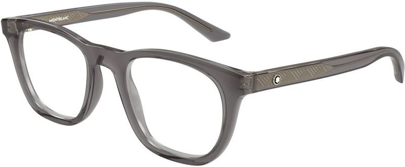 Montblanc - Optical Frame - Grijs - Acetaat - Maat 53 MM