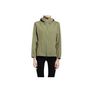 Moncler Groene Gore-Tex Jas , Green , Dames , Maat: M