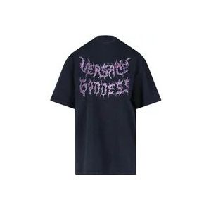 Versace T-shirts , Black , Dames , Maat: M