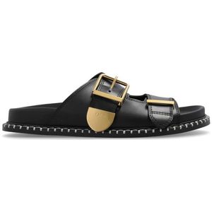 Chloé ‘Rebecca’ slides , Black , Dames , Maat: 39 EU