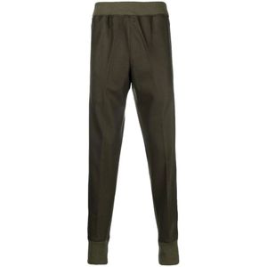Jil Sander, Heren, Broeken, Groen, Maat: XL Wol,