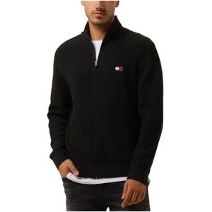 Tommy Jeans, Heren, Truien, Zwart, Maat: 2XL