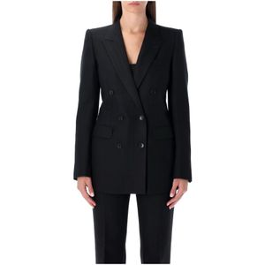 Tom Ford, Dames, Jassen, Zwart, Maat: XS Zijde,