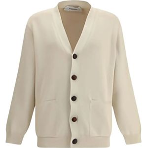 Golden Goose, Heren, Truien, Beige, Maat: S