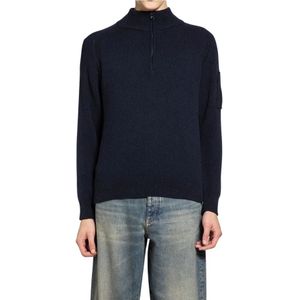 C.p. Company, Heren, Truien, Blauw, Maat: M Fleece,