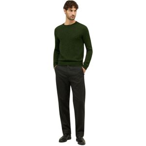 Boglioli, Heren, Broeken, Groen, Maat: S Flanel,