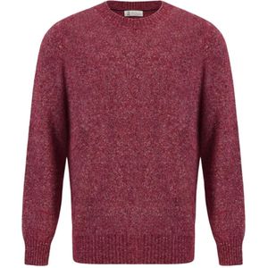 Brunello Cucinelli, Heren, Truien, Rood, Maat: M Katoen,