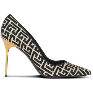 Balmain Ruby Jacquard Stilettos , Black , Dames , Maat: 39 EU