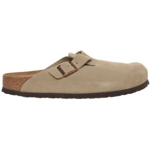 Birkenstock, Heren, Schoenen, Beige, Maat: 44 EU Leer,