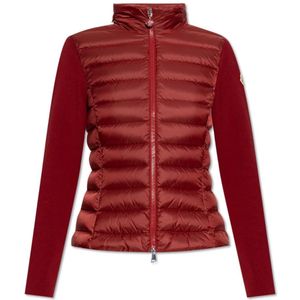 Moncler, Dames, Truien, Rood, Maat: XS Wol,