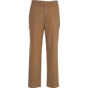 Paolo Pecora, Heren, Broeken, Bruin, Maat: S