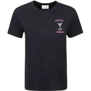 MC2 Saint Barth, Dames, Tops, Zwart, Maat: L Katoen,