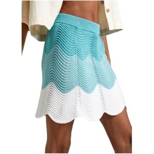 Pepe Jeans - Galea - Rok - Blauw - Katoen