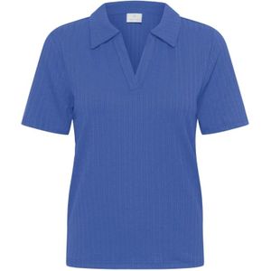 Kaffe, Dames, Tops, Blauw, Maat: S Viscose,