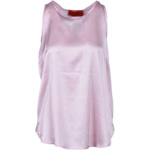 Wild Cashmere, Dames, Tops, Roze, Maat: M Zijde,