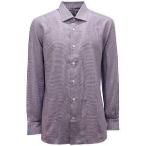 Mazzarelli, Heren, Overhemden, Blauw, Maat: M