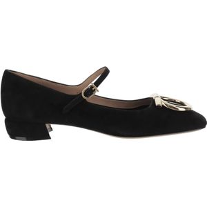 Ferragamo, Dames, Schoenen, Zwart, Maat: 37 EU Leer,