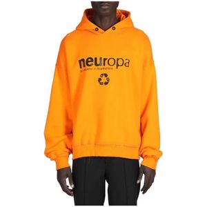 Misbhv, Heren, Sweatshirts & Hoodies, Oranje, Maat: S