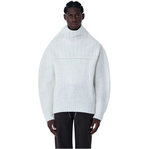 Dries Van Noten, Heren, Truien, Wit, Maat: S Wol,