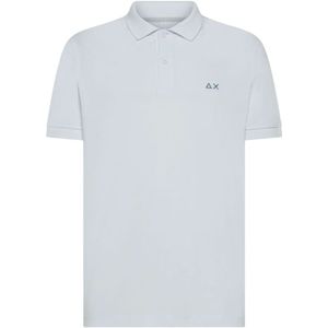 Sun68, Heren, Tops, Wit, Maat: M Katoen,