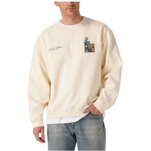 Filling Pieces, Heren, Tops, Zwart, Maat: S Vinyl,