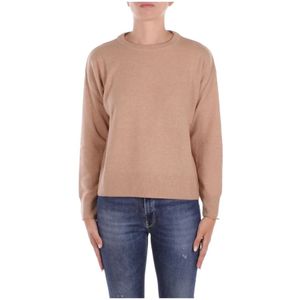 Woolrich, Dames, Truien, Beige, Maat: L Kasjmier,