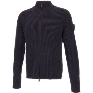 Premiata, Heren, Truien, Blauw, Maat: M Wol,