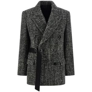 Isabel Marant, Dames, Jassen, Zwart, Maat: 2XS Wol,