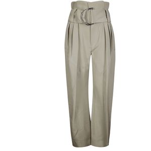 JW Anderson, Dames, Broeken, Grijs, Maat: 2XS Zijde,