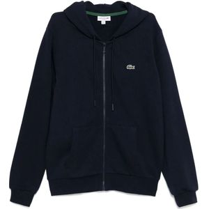 Lacoste, Heren, Sweatshirts & Hoodies, Blauw, Maat: M