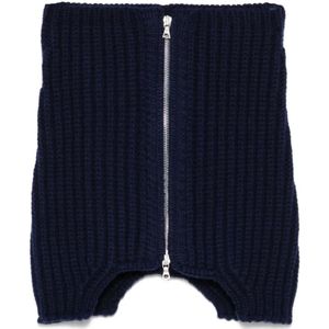 Dries Van Noten, Heren, Accessoires, Blauw, Maat: ONE Size Wol,